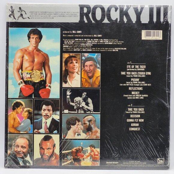 Rocky III Original Motion Picture Score Vinyl LP 1982 Liberty Records LO-51130 - Picture 5 of 5